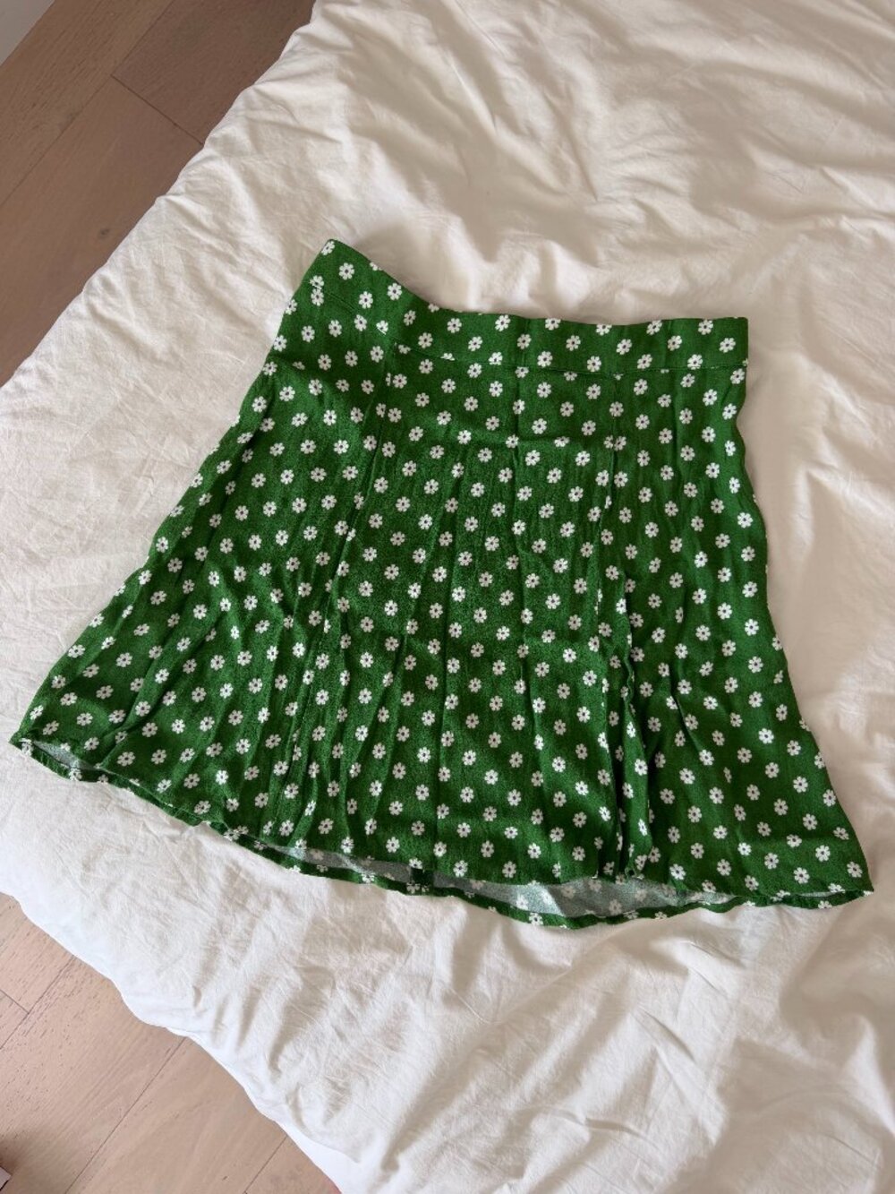 Reformation Brandy Skirt in Green Floral